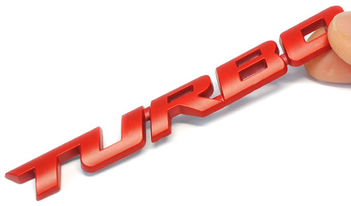 Turbo emblem zeichen chrom - emblem,