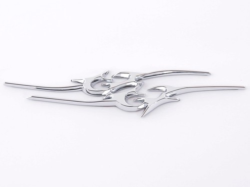 Aufkleber chrom car logo - aufkleber,