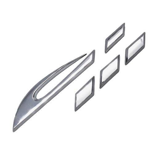 Chrom aufkleber logo - chrom, deko