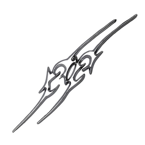 Chrom aufkleber tribal - chrom,