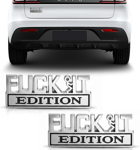Autoaufkleber metall - 3d,