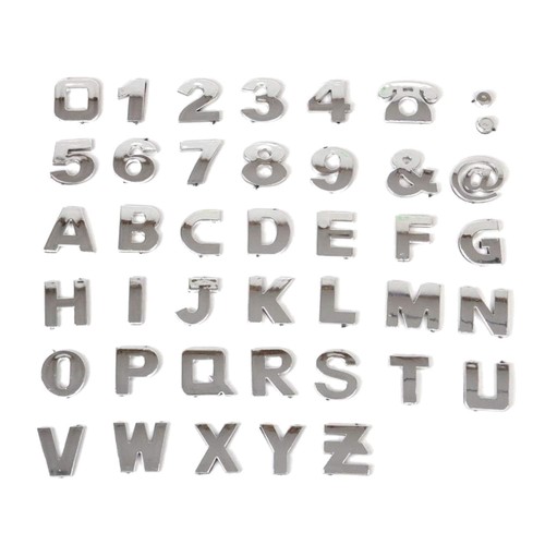 Auto aufkleber buchstaben - aufkleber, 3d