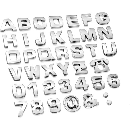 Auto aufkleber buchstaben - aufkleber, 3d