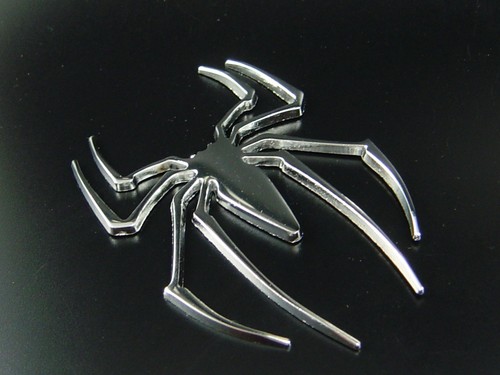 Auto aufkleber chrom - aufkleber, 3d