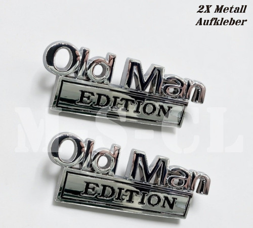 Old man edition emblem - 3d,