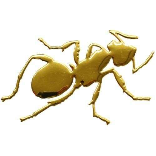 Aufkleber sticker gold - aufkleber, chrom
