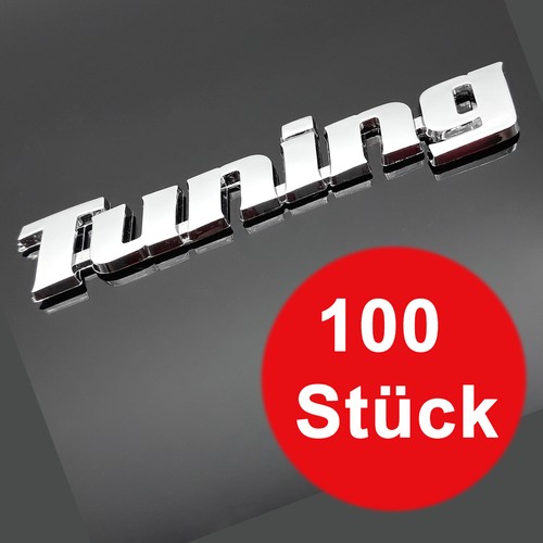 100 stück chrom aufkleber - 100,